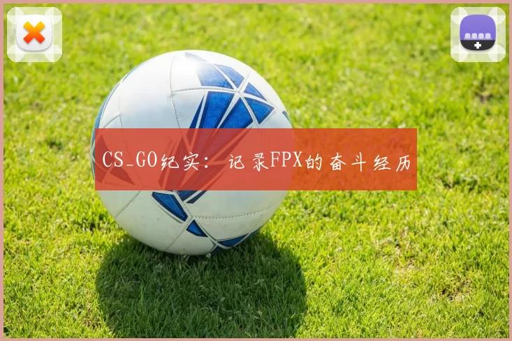 CS_GO纪实：记录FPX的奋斗经历